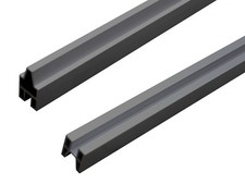 WPC Sichtschutz Zaun Windschutz Dekor Adapterschienen Pfosten Garten Länge 183cm