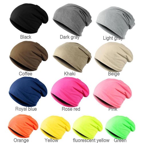 Beanie dünn einfarbig - beanie,