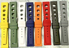 Uhrenarmband Silikon Hohe Qualität Taucher Racing MM20 Loch Kariert Anse Easy