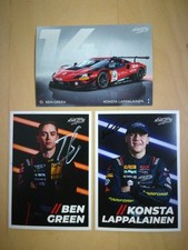 Emil Frey Racing GT World Challenge 2025 #14 B. Green, K. Lappalainen handsign.