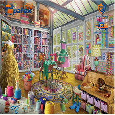 Holzpuzzle 1000 Teile Nähraum