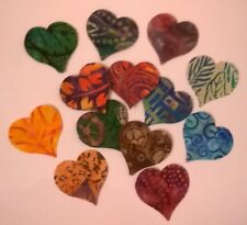 Batik Herzen Stoffreste Paket