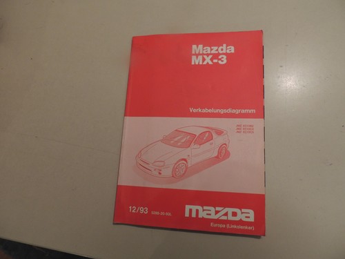 Mazda schaltpläne - mazda, mx-3