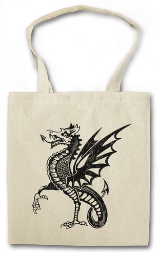 Dragon stofftasche tattoo - iv,