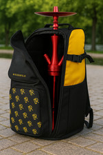 M. ROSENFELD Shisha Tasche groß – Premium Rucksack mit 13 Fächern, wasserdicht