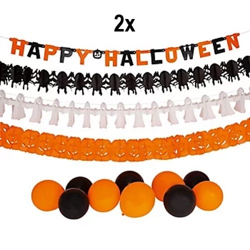 Halloween deko set - deko-set, 28-teilig