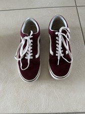 Vans old skool sneaker für Damen, Größe 37 in Bordeaux