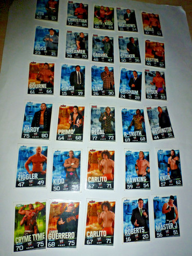 30x topps wwe wrestling - topps,