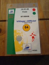 Stadionpass Ticket WM 1998