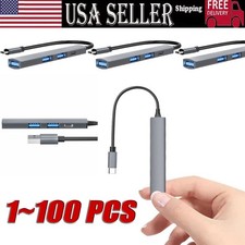 USB C Hub 4 Ports Type C to