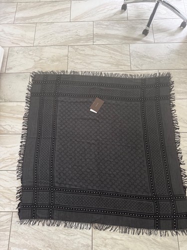 Gucci tuch antrazith nieten - tuch, gg