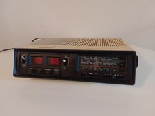 Vintage Radiowecker GRUNDIG SONO CLOCK 350a, guter Zustand, Beige/Braun