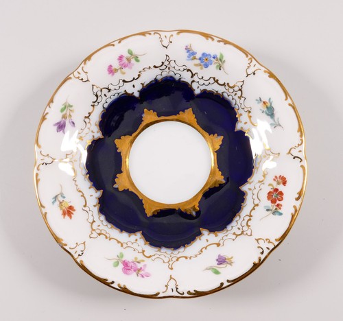 Meissen prunk untertasse - meissen,