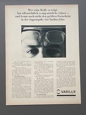 Varilux-Glas Varilux Brillengläser Augenoptik 1970 Vintage Ad Werbung Reklame