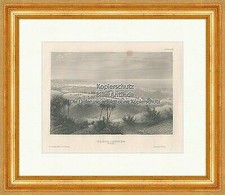 Bahia Honda Cuba Stahlstich Karibik Insel Meyers Universum 0389 Gerahmt