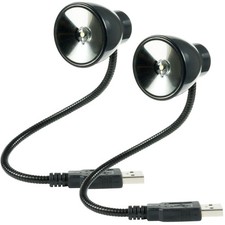 2x Set Speedlink USB LED Lampe Schwanenhals Licht Leuchte für Notebook PC Laptop