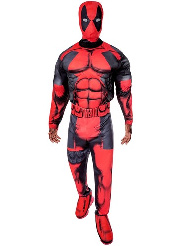 Herren deluxe deadpool kostüm - deluxe,