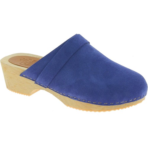 Damen holz clogs - holz, mit