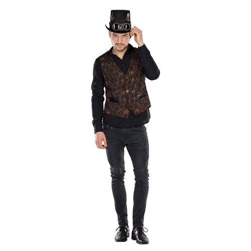 Steampunk weste braun - steampunk,