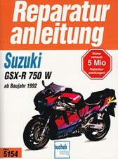 SUZUKI GSX-R 750 W 1992-95, Reparaturanleitung Reparatur-Buch/Handbuch/Wartung