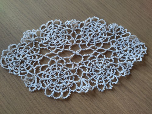 Ovales zierdeckchen 16 cm - 16,