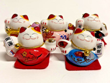 Maneki-Neko Glückskatze–5er