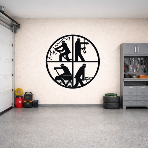 Feuerwehr wandtattoo retten - wandtattoo,