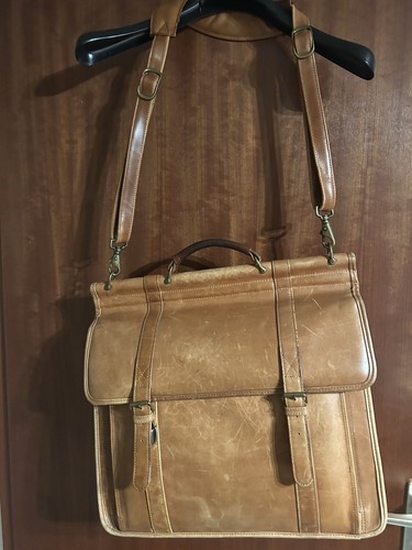 Alte große ledertasche - alte,