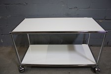 USM Haller Lowboard Regal Tisch Beistell-Tisch 75x35 weiß Ablage Container Regal