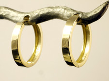 585 Gold Creolen  Scharnier