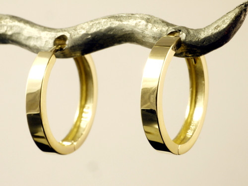 585 gold creolen scharnier - gold,