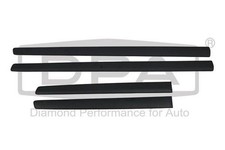 DPA Zierleiste für die Tür Leiste für VW POLO (9N) Polo Limousine (9N4)