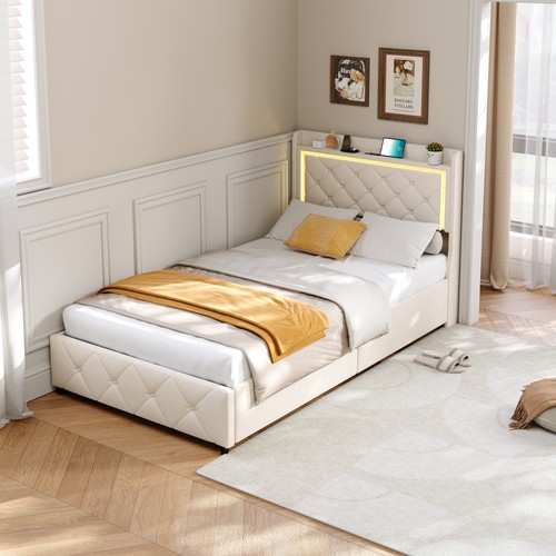 Polsterbett einzelbett - polsterbett,