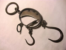 Zugwaage gemarkt Wildwaage Sackwaage Mondwaage bis 100kg Jäger Waage alt geschm.