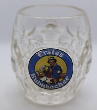 Bierkrug Erstes Kulmbacher EKU Glas Krug 5/20 L mit Hohlboden
