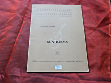 ORCHESTERSTUDIEN für alle Instrumente KONTRABASS Heft 6 Schwabe-Starke