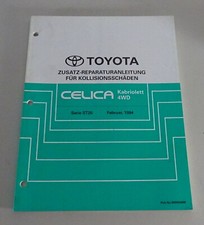 Werkstatthandbuch / Zusatz Toyota Celica Cabrio 4WD Karosserie Stand 02/1994