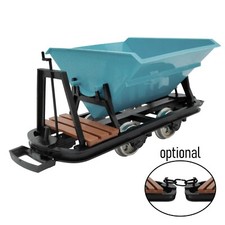 Kipplore mit Bremserbühne