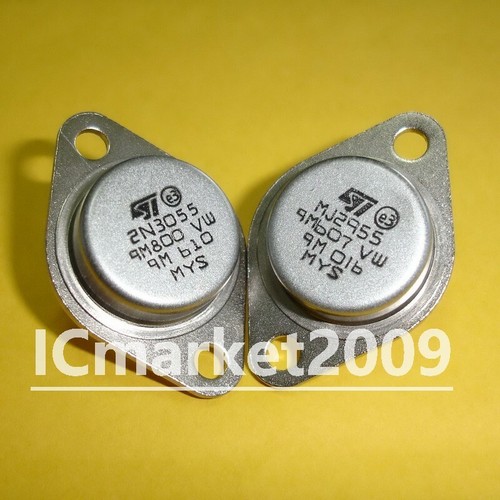 Pairs 2n3055 mj2955 to - +,