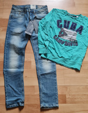neue Jeans Garcia + Sweatshirt Camp David Gr.140