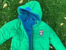 Finkid Winterjacke Katu Arctic 120 / 130 grün  sehr warm