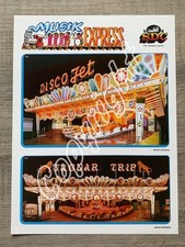 Werbeprospekt Karussell MUSIK EXPRESS Disco Jet SDC - KIrmes Modellbau Fahrchip