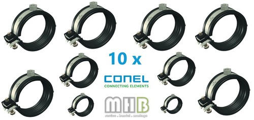 10x conel rohrschelle - rohrschelle, clic