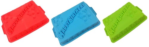 Silikonbackform happy birthday - happy,