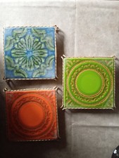 Blumen Untersetzer Original 70er Vintage Retro 15*15cm