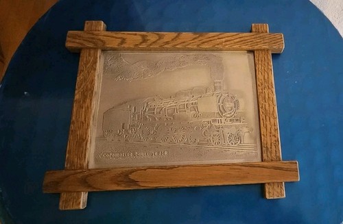 Eisenbahn zinn bild - eisenbahn,