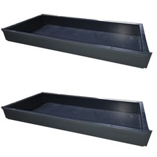 2x Werkzeugschublade Campingschublade Materialschublade Schublade Sockelschub 