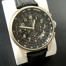 OSCO Titan Chronograph 03312 tadellos Armbanduhr 41 mm Herren Uhr neue Batterie