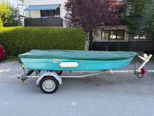 Gepflegtes gfk ruderboot mit - gepflegtes, gfk-ruderboot