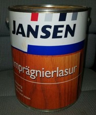 7,90€/L Jansen Imprägnierlasur 5L Holz Zaun Garten Fensterläden Paneelen  (A701)